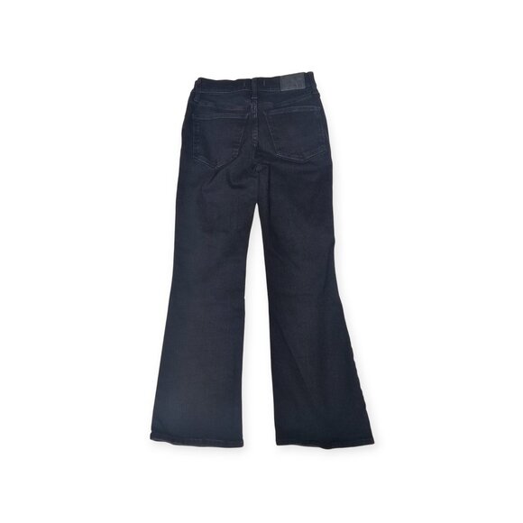 Madewell The Perfect Vintage Flare Jeans Black Denim Size 26 - Picture 2 of 10